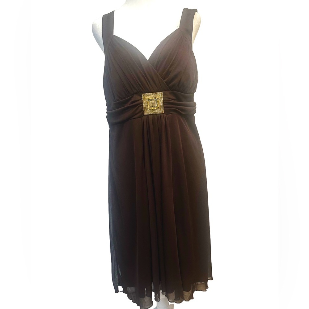 VTG Y2K 90s BabyDoll Sheer Overlay Dress Sz12 Fairy Grunge Whimsigoth Boho Flowy